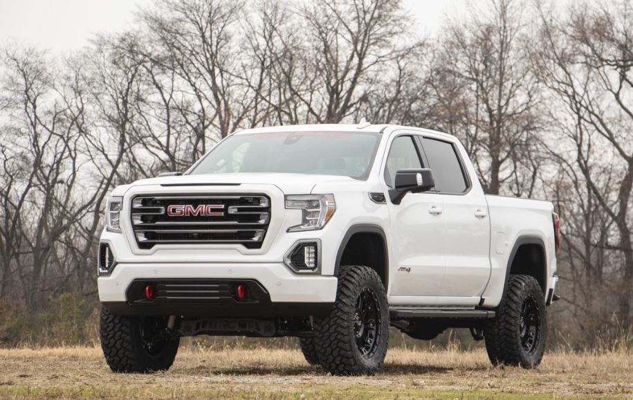 4" Rough Country Lift Kit | 2019-2024 GMC Sierra 1500 AT4 & Trailboss | Lifted Struts Kit