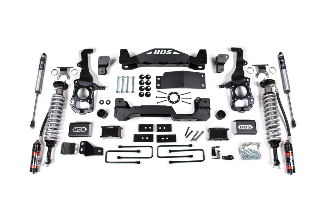 4'' BDS Lift Kit | FOX 2.5 Performance Elite Coil-Over | Ford F150 (21-24) 4WD