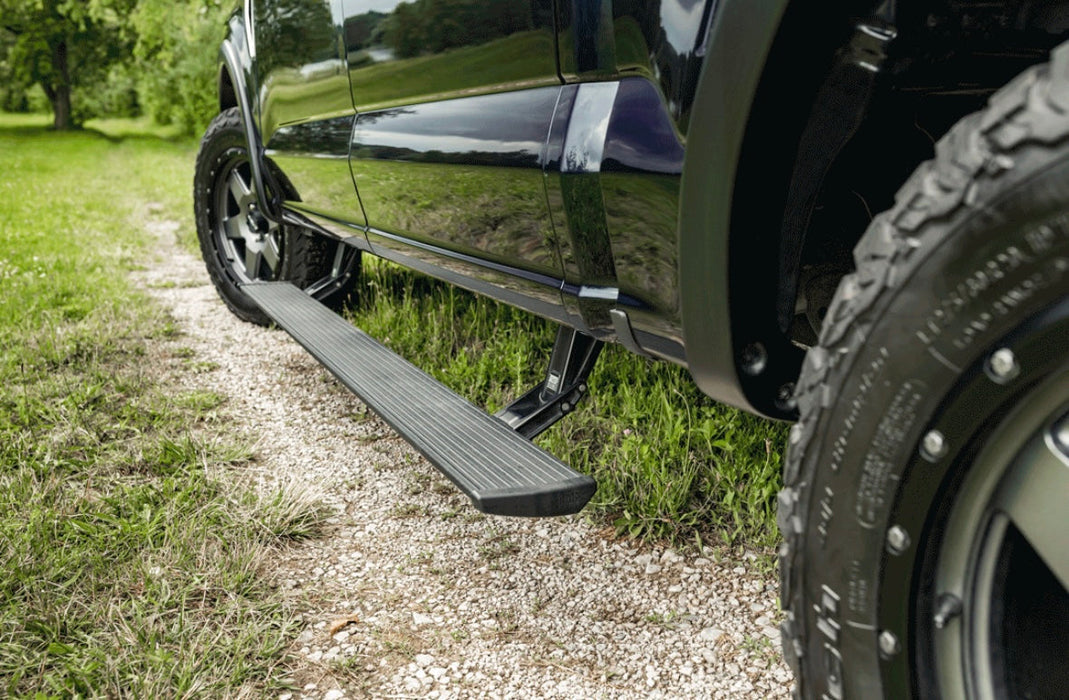 AMP Research Electric Running Boards | 2016-2017 Ram 1500 crew cab | side steps