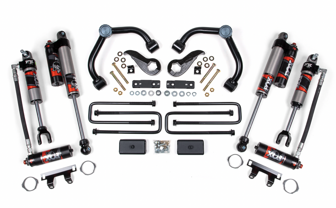 2024 GMC 3500 DUALLY 3" LEVELING KIT - BDS W/ FOX PERFORMANCE ELITE SHOCKS