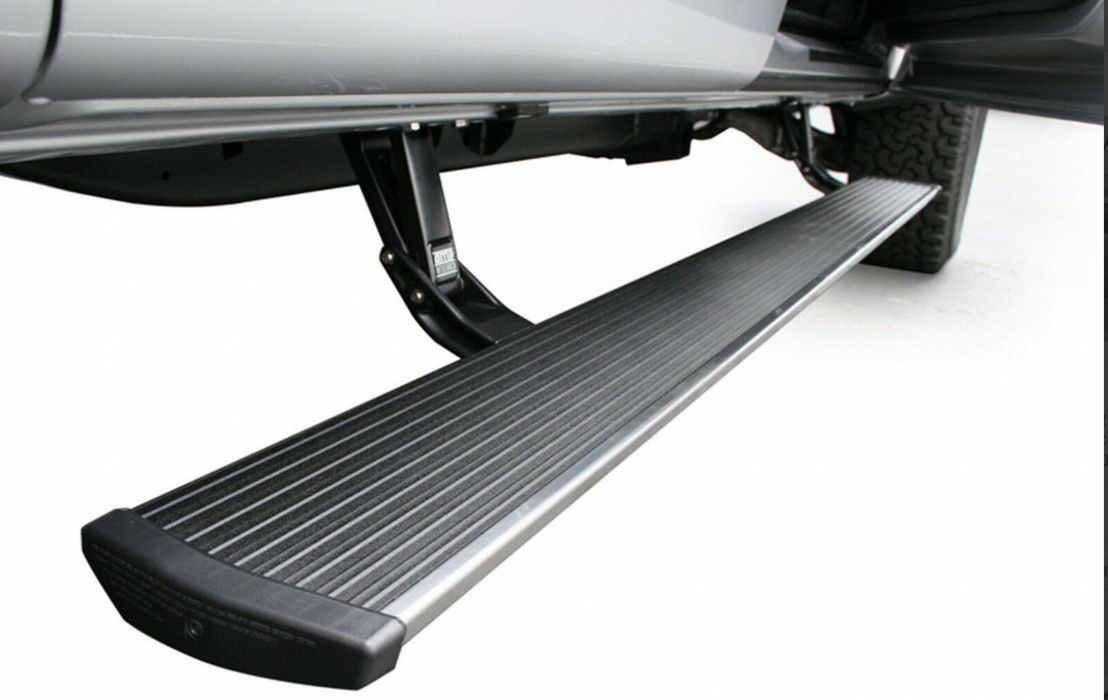 AMP Research Electric Running Boards | 2007-2013 GMC Sierra 2500/3500 crew cab & ext cab