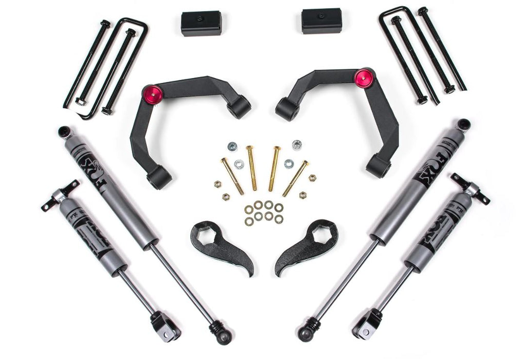 3" Zone Lift Kit | 2011-2019 Chevy Silverado 2500/3500 & GMC Sierra 2500/3500 4WD W/O overload | Fox Adventure Series