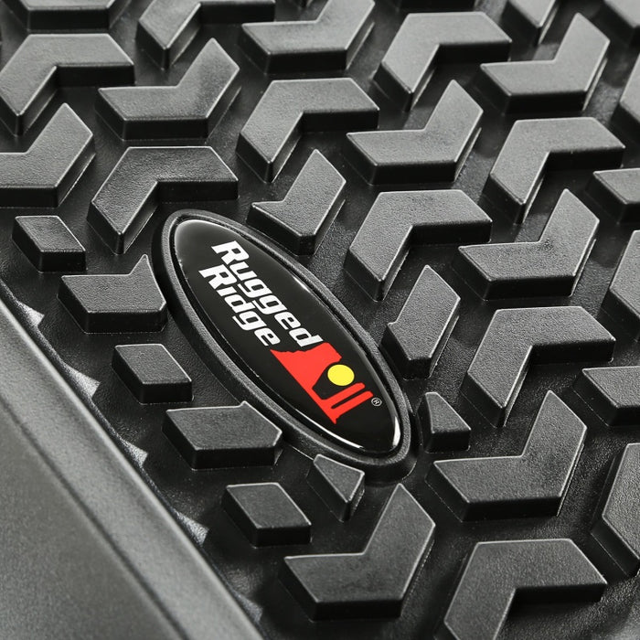 Rugged Ridge Floor Liner Rear Black Universal