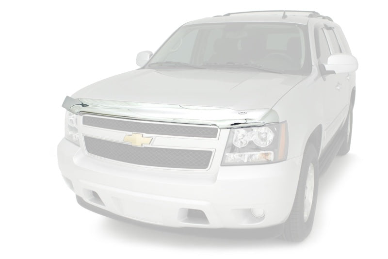 AVS 19-22 Chevrolet Silverado 1500 (Excl. ZR2/LT Trail Boss) High Profile Hood Shield - Chrome