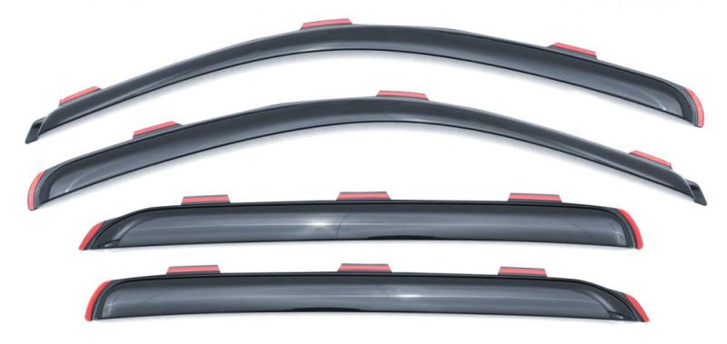 Lund 05-15 Toyota Tacoma Access Cab Ventvisor Elite Window Deflectors - Smoke (4 Pc.)