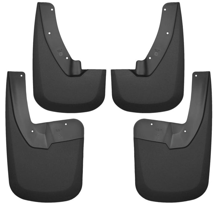 Husky Liners 09-17 Dodge Ram 1500/2500 Both w/ OE Fender Flares Front and Rear Mud Guards - Black
