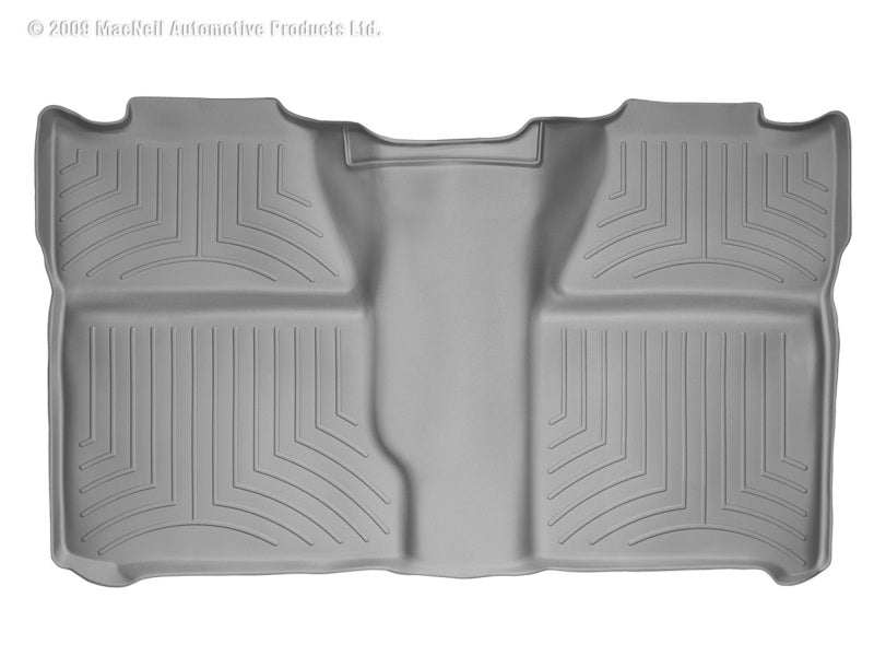 WeatherTech 07-13 Chevrolet Silverado Crew Cab Rear FloorLiner - Grey