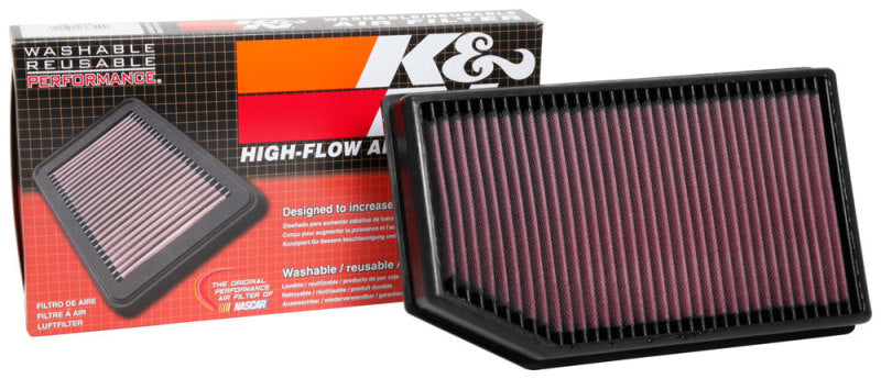 K&N 2018 Jeep Wrangler JL 2.0L/3.6L F/I Drop In Air Filter