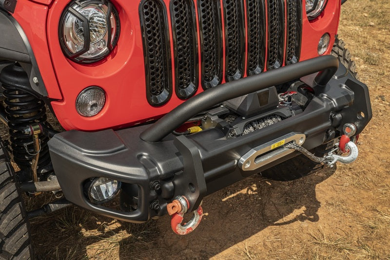 Rugged Ridge Arcus Front Bumper Set W/ Overrider 07-18 Jeep Wrangler JK