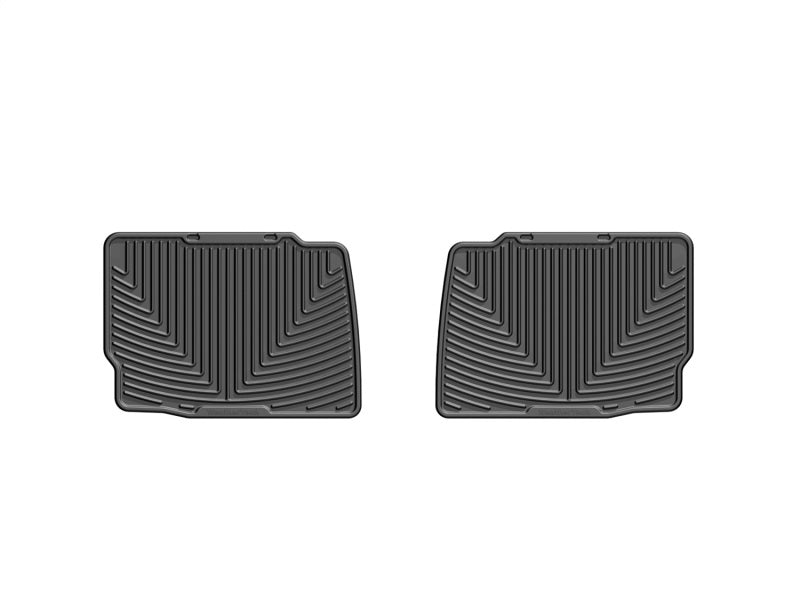 WeatherTech 13+ Ford Fusion Rear Rubber Mats - Black