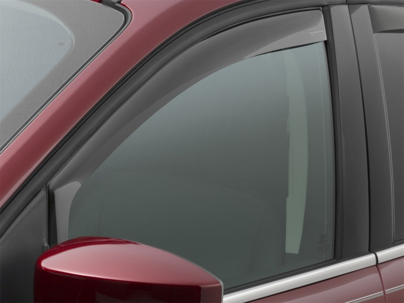 WeatherTech 13+ Ford Escape Front Side Window Deflectors - Dark Smoke