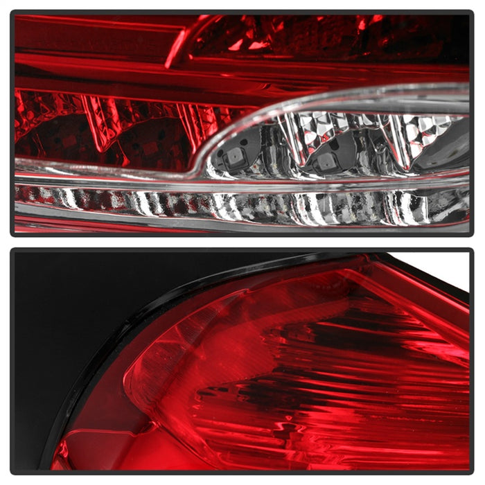 Spyder 15-17 Ford Focus Hatch LED Tail Lights w/Indicator/Reverse - Red Clr (ALT-YD-FF155D-LED-RC)