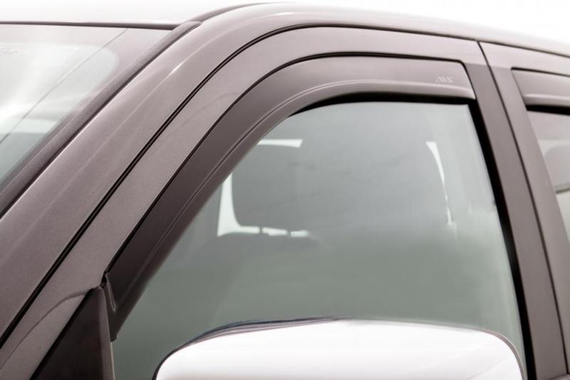 AVS 09-18 Dodge RAM 1500 Crew Cab Ventvisor & Aeroskin Deflector Combo Kit - Matte Black