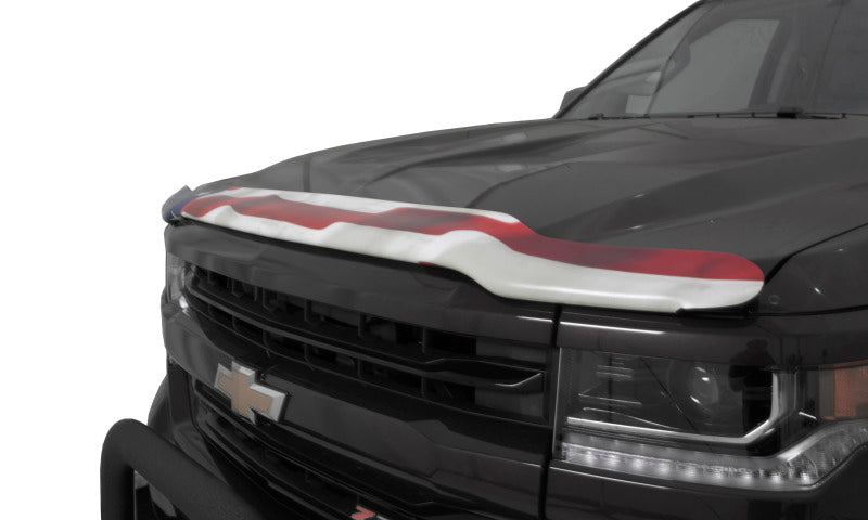 Stampede 2019 Chevy Silverado 1500 Specialty Vigilante Premium Hood Protector - Flag