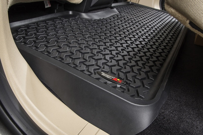 Rugged Ridge Floor Liner Rear Black 2015-2020 Ford F-150 / Raptor / Super Crew