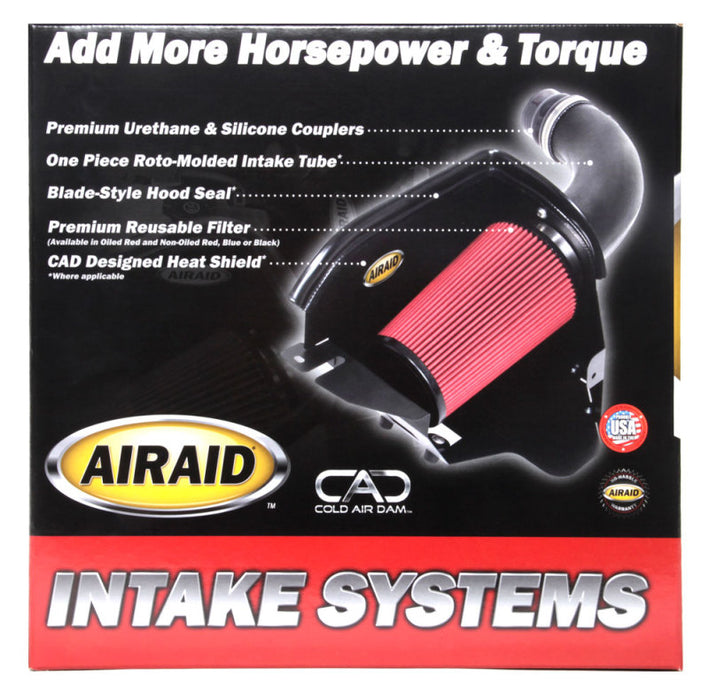 Airaid 07-14 Toyota Tundra/Sequoia 4.6L/5.7L V8 CAD Intake System w/ Tube (Oiled / Red Media)