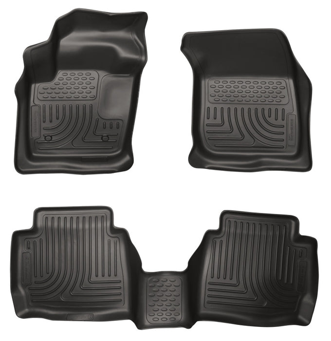 Husky Liners 13 Ford Fusion WeatherBeater Combo Black Floor Liners