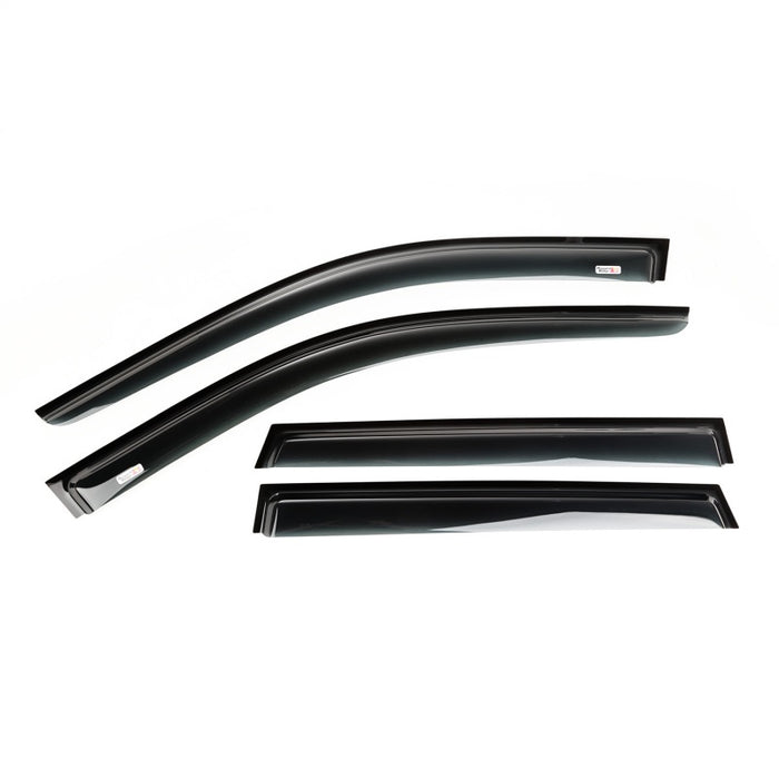 Rugged Ridge Window Visor 4-piece set Black 11-18 WK