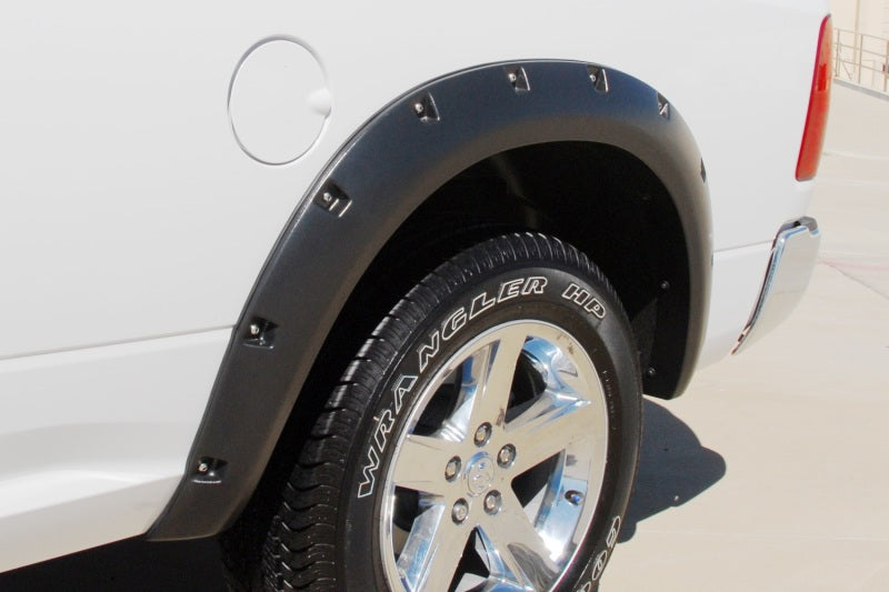 Lund 10-17 Dodge Ram 2500 RX-Rivet Style Textured Elite Series Fender Flares - Black (2 Pc.)