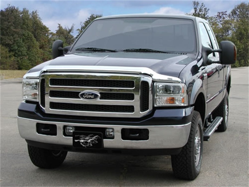 Stampede 2000-2005 Ford Excursion Vigilante Premium Hood Protector - Chrome