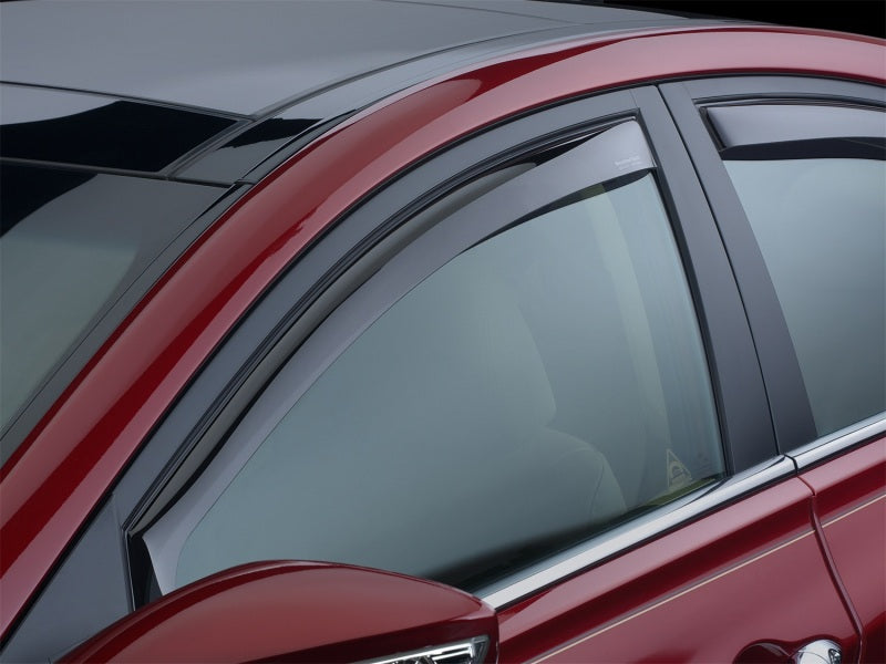 WeatherTech 13+ Ford Escape Front Side Window Deflectors - Dark Smoke