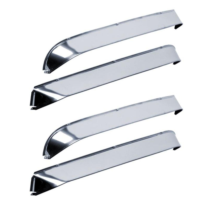 AVS 77-85 Buick Lesabre Ventshade Front & Rear Window Deflectors 4pc - Stainless