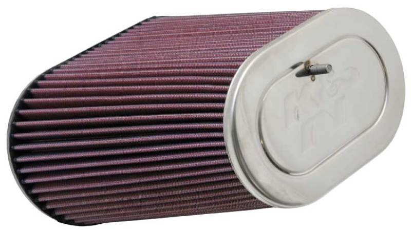 K&N Universal Air Filter 3.125in Flange ID x 5in Base O/S Width x 4in Top O/S Width x 9in H