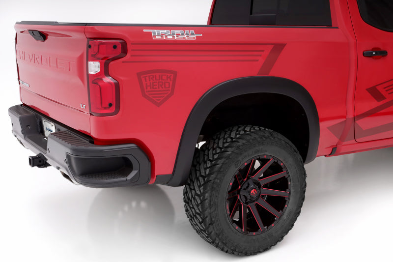 Lund 2019 Chevy Silverado 1500 SX-Sport Textured Elite Series Rear Fender Flares - Black (2 Pc.)