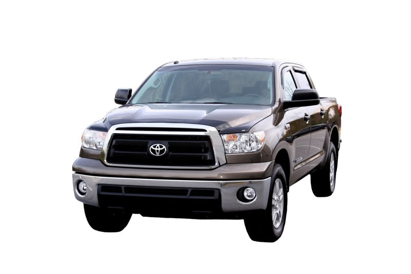 AVS 08-18 Toyota Sequoia Aeroskin Low Profile Acrylic Hood Shield - Smoke