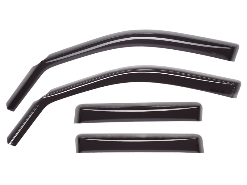 WeatherTech 99-02 Chevrolet Silverado Extended Cab Fr and Rr Side Window Deflectors - Dark Smoke