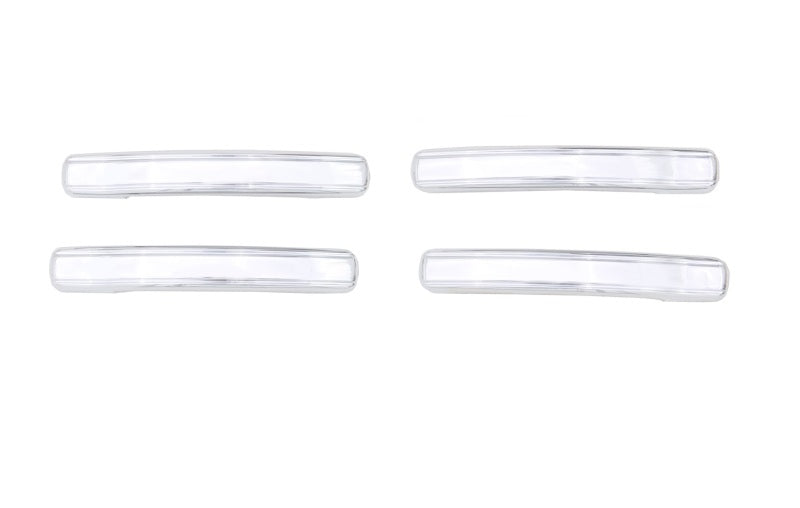AVS 2006 Chevy Avalanche 1500 (Handle Only) Door Lever Covers (4 Door) 4pc Set - Chrome