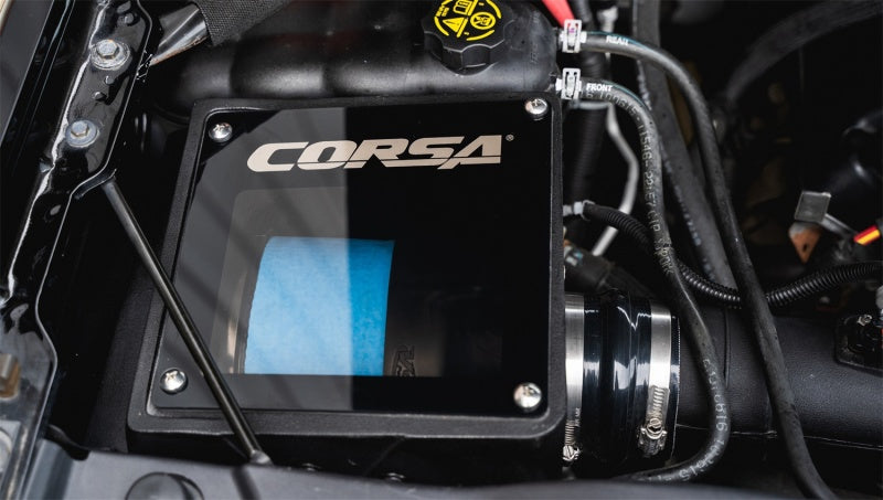Corsa 2014-2019C Silverado, Sierra, GM SUV, 6.2L V8 Closed Box Air Intake w/Power Core Air Filter