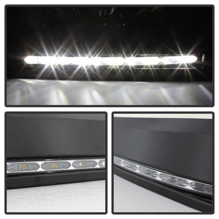 Spyder Toyota Tundra 07-13 Daytime LED Running Lights (XSP-X Model Look)wo/swtch Blk FL-DRL-TTU07-BK