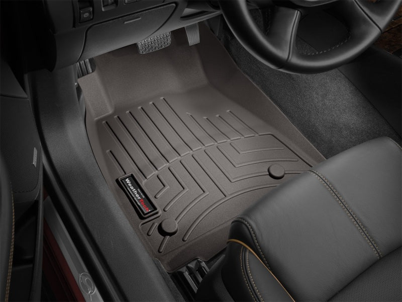 WeatherTech 2014+ Chevy Silverado Rear FloorLiner - Cocoa (Only Fits Double Cab / 1500 Models)