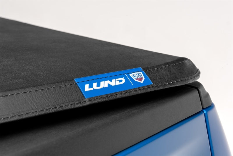 Lund 2019 Ford Ranger Genesis Tri-Fold Tonneau Cover - Black