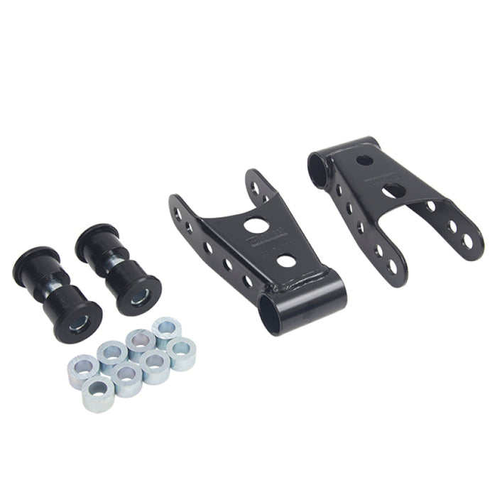 Belltech SHACKLE KIT 15-16 Ford F150 (All Cabs) 4WD 1in / 2in Rear Drop