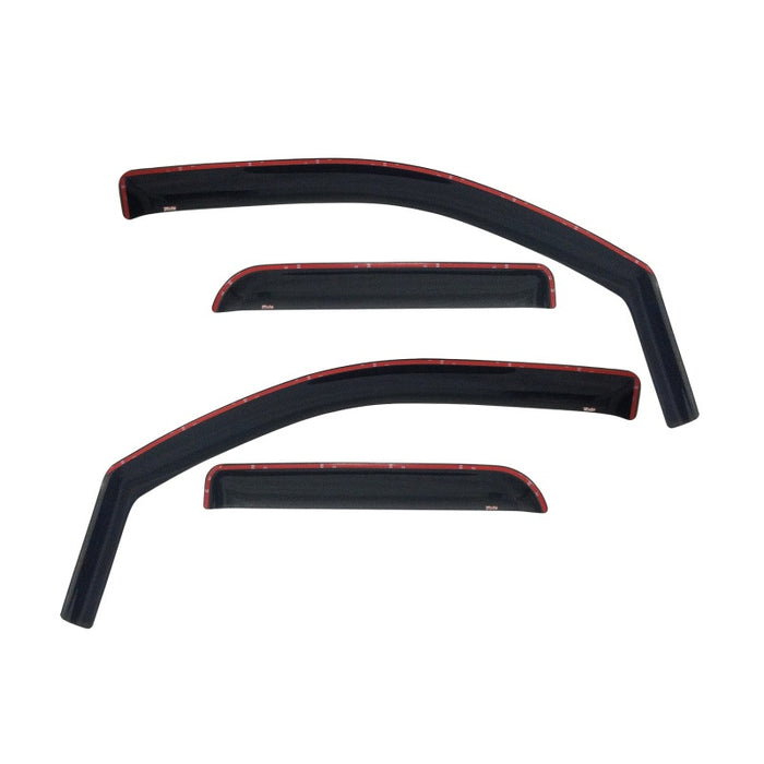 Westin 02-10 Ford//Mercury Explorer 4dr/Mountaineer Wade In-Channel Wind Deflector 4pc - Smoke