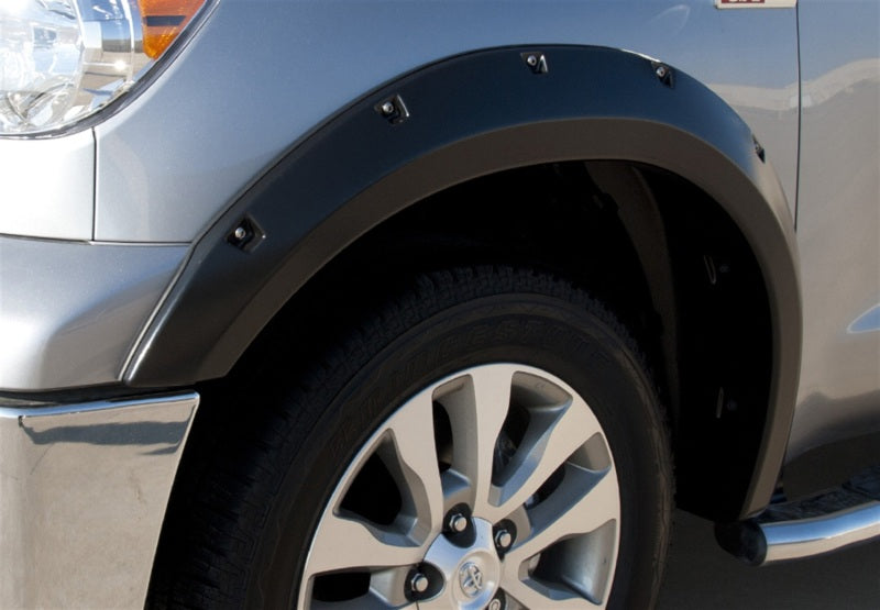 Lund 07-13 Toyota Tundra RX-Rivet Style Textured Elite Series Fender Flares - Black (4 Pc.)