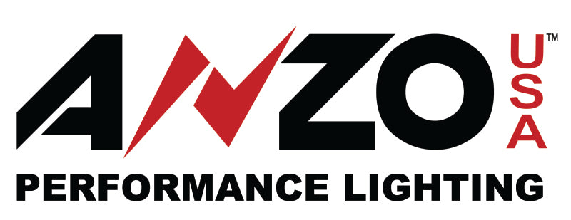 ANZO 2012-2013 Toyota Camry Projector Headlights w/ Halo Black