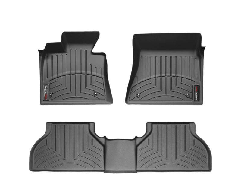 WeatherTech 2015 Chevy Colorado Crew Cab Front Floorliners - Black