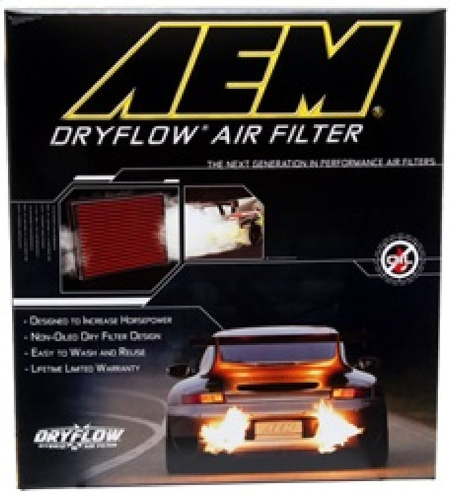 AEM 10-11 Chevrolet Camaro 3.6/6.2L 11.625in O/S L x 9.125in O/S W x 2.313in H DryFlow Air Filter