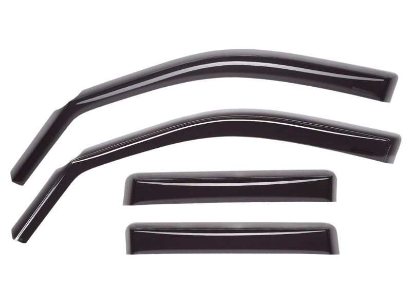 WeatherTech 14+ Toyota Corolla Front & Rear Window Deflectors - Dark Smoke