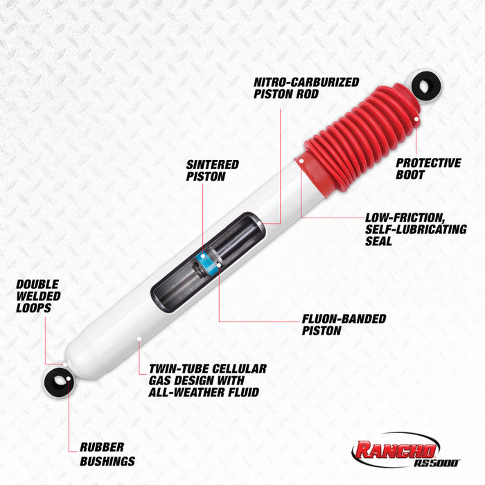 Rancho 73-91 Chevrolet Blazer / Full Size Front RS5000 Steering Stabilizer
