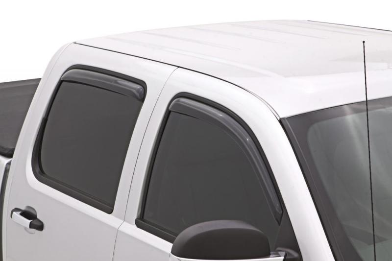 Lund 09-17 Dodge Ram 1500 Crew Cab Ventvisor Elite Window Deflectors - Smoke (4 Pc.)