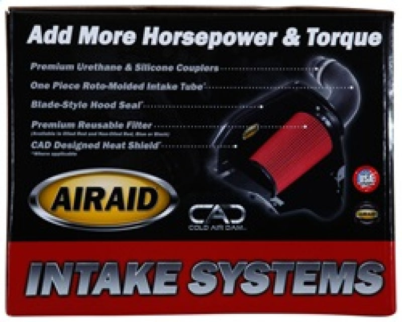 Airaid 99-06 Chevy Silverado 4.8/5.3/6.0L (w/Low Hood) CAD Intake System w/ Tube (Oiled / Red Media)