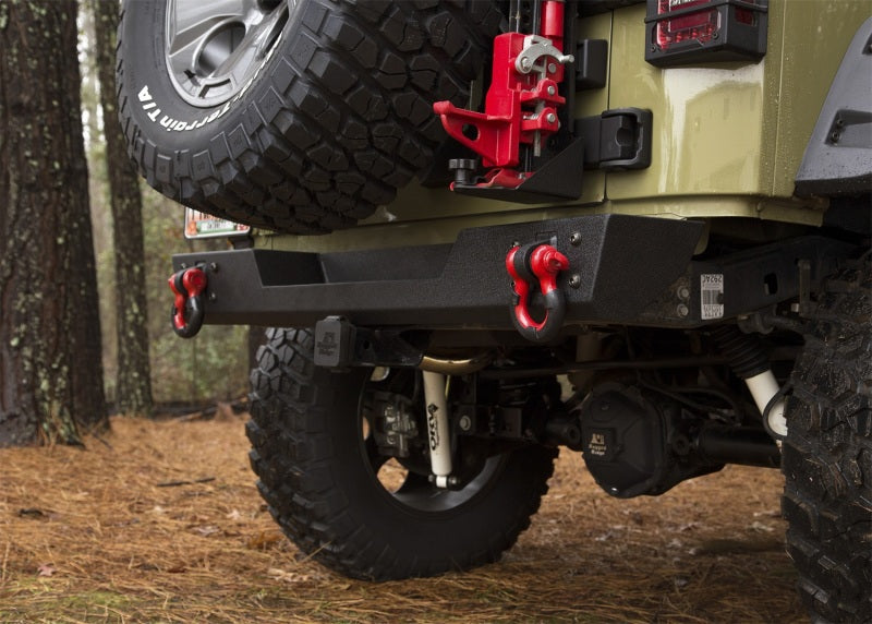 Rugged Ridge Spartan Rear Bumper Body Width 07-18 Jeep Wrangler JK