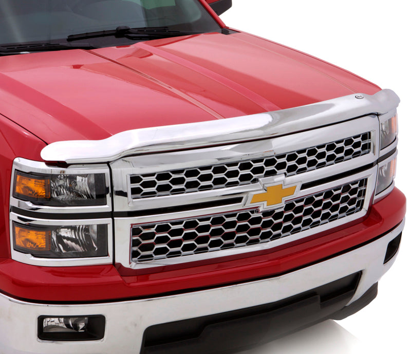 AVS 19-22 Chevrolet Silverado 1500 (Excl. ZR2/LT Trail Boss) High Profile Hood Shield - Chrome