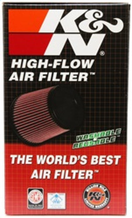 K&N Universal Clamp-On Air Filter 5in FLG / 6-1/2in B / 4-3/8in T / 8-3/4in H