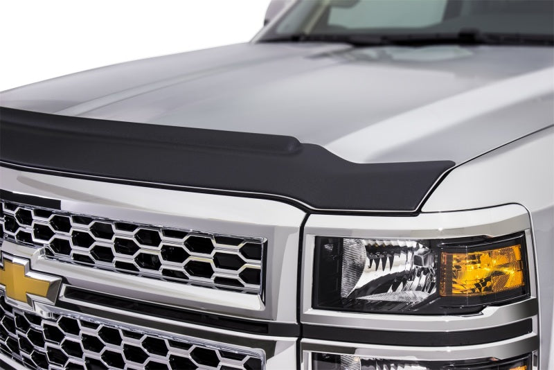 AVS 09-18 Dodge RAM 1500 (Excl. Sport Models) Aeroskin II Textured Low Profile Hood Shield - Black