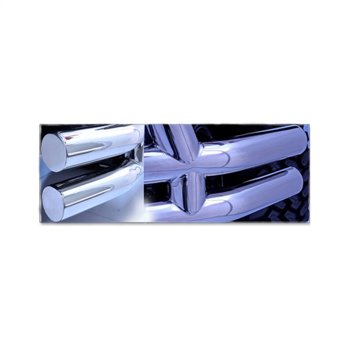 Rugged Ridge 3-In Double Tube Front Bumper SS 76-06 Models